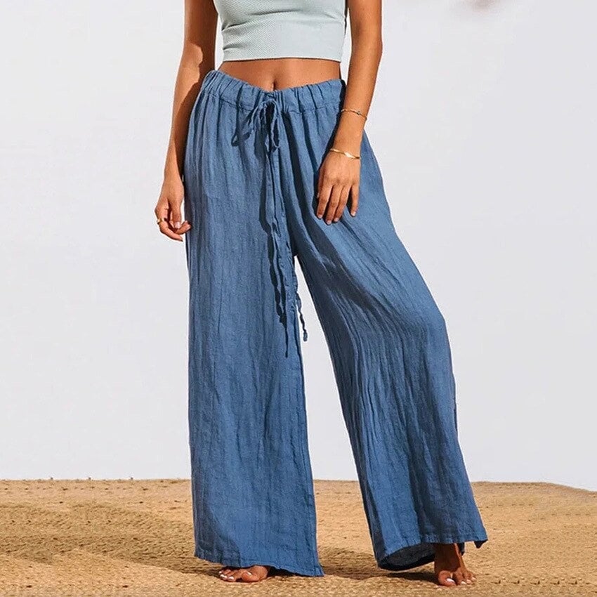 Plus Size Boho Pants | Cotton Blend Pant | Women Pants | High Waist Trousers | Bohemian Pants | Hippie Pants for Women | Beach Pants