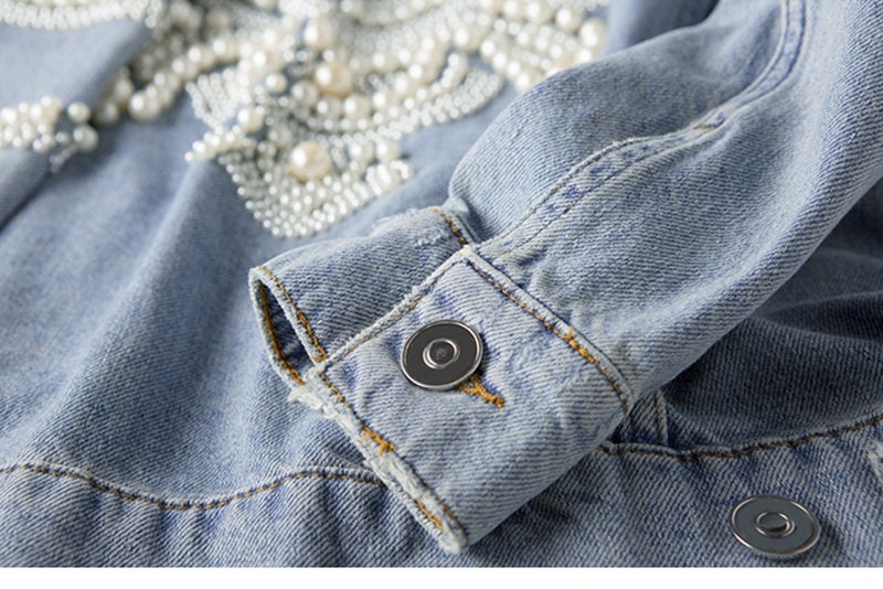 Boho Jackets for women | embroidered denim jacket | women vintage jack –  luckybirdapparel