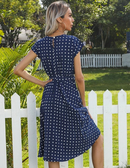 Polka Dot Chic Dress | Summer Boho Dress | Fashion Dress | Bohemian Flowy Dress | Party Dresses | Summer Dress