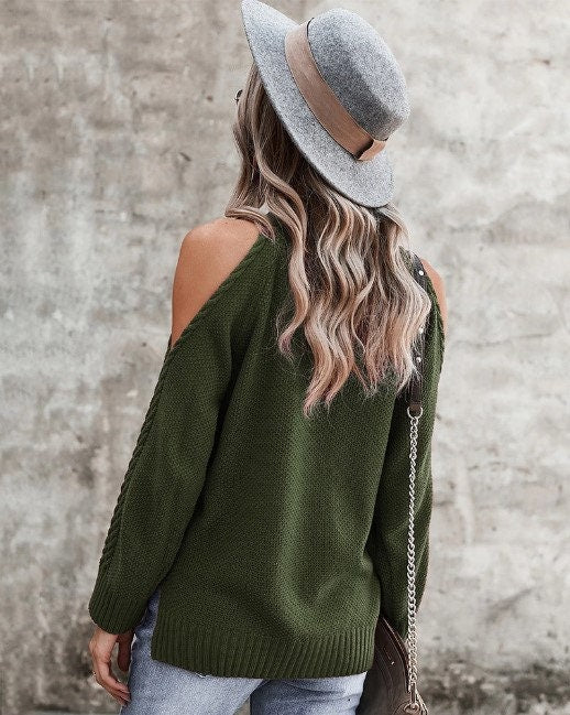 Sweaters for Women | Boho Sweater | Autumn Solid Color Long Sleeve Sweater | Knit Sweater | Sweater Cardigan